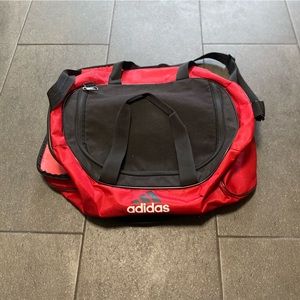 Red Adidas Duffle Bag